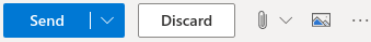 Outlook Send Menu